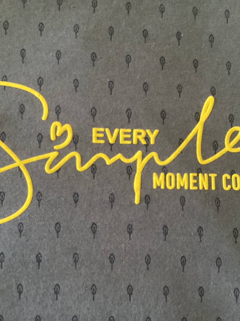 Ladies “Every Single Moment Counts” Gray With Yellow Letters S/S Size 2xl — image 6 of 8